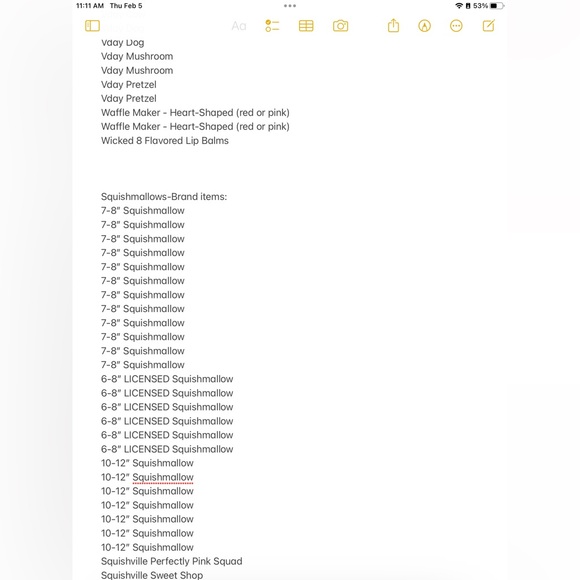 💕🔥VALENTINE’S MYSTERY GAME - WISH FULL O’ SQUISH SQUISHMALLOWS SHOW! - Picture 7 of 8